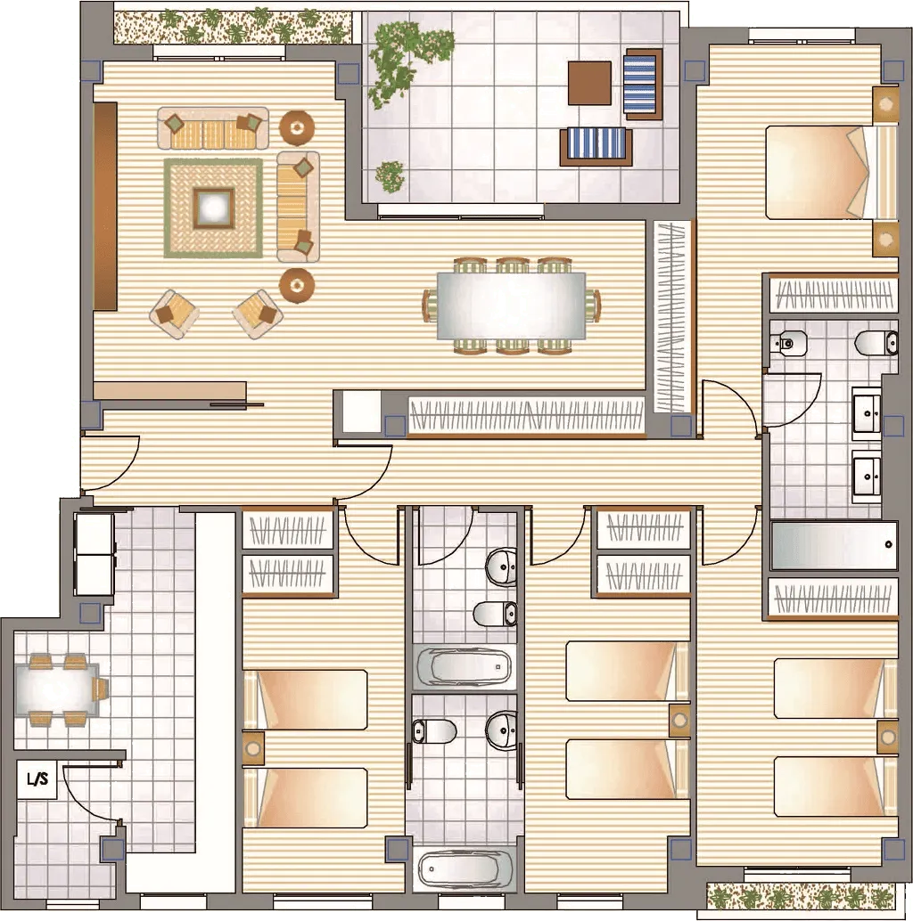 Vivienda después de personalizar